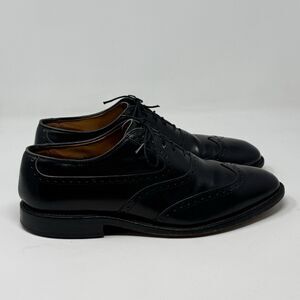 Allen Edmonds Birmingham Wingtip Oxford Dress Shoes Mens 9 D Black Leather